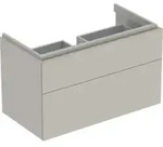 Geberit Waschtischunterschrank Xeno2 88x53x46,2cm, m/greige, mit 2 Schubladen