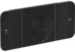 hansgrohe Fertigmontageset Axor One UP-Thermostat., 2 Verbr., mattschwarz