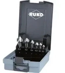 RUKO Kegel- und Entgratsenker-Satz DIN 335 Form C 90&deg; HSS Co 5 in