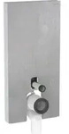 Geberit Stand-WC-Modul Monolith Bauh. 101cm, Fr. Beton, Seite aluminium
