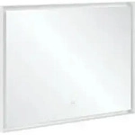 V&B Spiegel Subway 3.0 Alu-Rahmen, 100x75x4,75cm, wei&szlig; matt