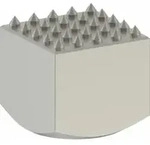 Bosch Hartmetallstockerplatte 50 x 50 mm 5 x 5
