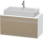 Duravit Waschtischunterschrank Com DuraStyle 100x47,8cm, lei/we ma, f Kons, 1 Auszug