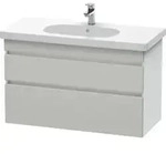 Duravit Waschtischunterschrank DuraStyle 100x45,3cm, betgr/we ma, 2 SchKa.,