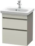Duravit Waschtischunterschrank Com DuraStyle 50x36,8cm, tau/bas ma, 2 SchKa.,