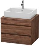 Duravit Waschtischunterschrank DuraStyle 70x54,8cm, Nussb dkl., f Kons, 2 SchKa.