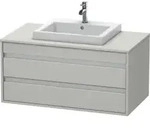 Duravit Waschtischunterschrank Ketho 100x55cm, bg m, f Einbauwaschtisch mitt., 2