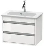 Duravit Waschtischunterschrank Ketho Compact 60x38,5cm, we hgl, 2 Schubk.,