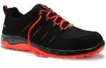 Elten Halbschuh MADDOX Low ESD, schwarz-rot, S3, 43