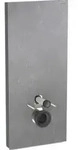 Geberit Wand-WC-Modul Monolith BH 114cm, Fr. Schiefer, S. Alu SW-chrom