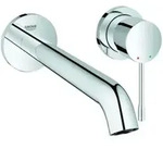 Grohe Fertigmontageset Essence UP-2-L-Waschtischmischer, Ausl. 23cm, chrom