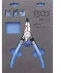 BGS Sprengringzange 8831-1, f&uuml;r Au&szlig;en-/Innensprengringe, auswechselbare Spitzen,