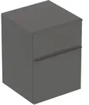 Geberit Seitenschrank Smyle Square 45x60x47cm, mit 2 Schubladen, lava matt
