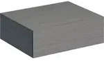 Geberit Seitenschrank Xeno2 58x20x46,2cm, m Lade, strukt./sch.-gr