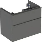 Geberit Waschtischunterschrank iCon 74x61,5x47,6cm, 2 Laden, la. m/la. matt