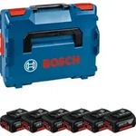 Bosch Akkupack 6x GBA 18V 4,0Ah mit L-BOXX