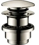 hansgrohe Ablaufgarnitur Push-op, f WT- u. Bidetm., brush. bronze