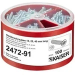 Kaiser Ger&auml;teschrauben-Box je 100 3,2x15/25/40 2472-91