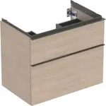 Geberit Waschtischunterschrank iCon 74x61,5x47,6cm, 2 L, Eiche/Gr. la. ma