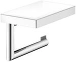 Keuco Toilettenpapierhalter REVA vc, m Glas, off F., Rollenbr. 100/120mm