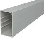 OBO Bettermann Vertr Wand+Deckenkanal m.Obert. 60x110mm PVC sgr WDK60110GR m.Lochung