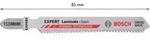 Bosch EXPERT Laminate Clean T128 BHM Stichs&auml;geblatt 3 St&uuml;ck f&uuml;r Stichs&auml;gen