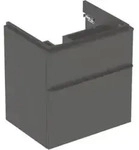 Geberit Waschtischunterschrank Smyle Square 58,4x61,7x47cm, lava matt, 2 Schubladen