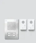 Siedle Audio-Set Classic CLAB 850-2 Edelstahl/Wei&szlig; Set