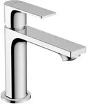 hansgrohe Waschtisch-Einhebelmischer Rebris E 110 mit Zugstangen-Ablaufgarnitur,