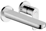 hansgrohe Fertigmontageset Rebris S UP-EHM, f Wandmont., m Ausl. 200mm, chr