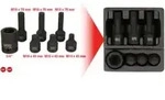 KS Tools 1/2" Spezial-Kraft-Bit-Stecknuss-Satz Vielzahn, 7-tlg. M14-M18