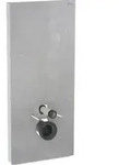 Geberit Wand-WC-Modul Monolith Bauh. 114cm, Fr. Beton, Seite aluminium