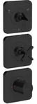 hansgrohe Fertigset Axor Citterio E UP-Thermostat 380/120, m Roset., matt-sw