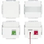 Busch-Jaeger Ruf-Set f&uuml;r Behinderten-WC studiowei&szlig; 1510 UC-84-101