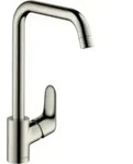 hansgrohe Sp&uuml;ltisch-Einhebelmischer 260 Focus M41 EcoSmart 1jet, Edelstahl-Optik