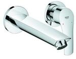 Grohe Fertigmontageset Eurosmart UP-2-Loch-Waschtischarmatur, Ausl. 21,1cm, ch