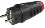 Schutzkontaktstecker IP54 Vollgummi+Erdungss. 16A / 250V AC / 3p (2P+E)