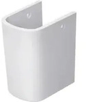 Duravit Halbs&auml;ule DuraStyle 17,5x23cm, wandh&auml;ngend, wei&szlig;