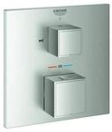 Grohe Fertigmontageset Grohtherm Cube UP-WA-THM, m int. 2-W.-Umstg., superst.