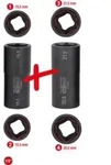 KS Tools Spezial-Alu-Felgen-Kraft-Stecknuss-Satz 1/2 Zoll f&uuml;r Ford, 18,5 / 19,5 /