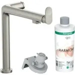 hansgrohe Sp&uuml;ltisch-Einhebelmischer Aqittura M91 1jet, Starter Set, Edelstahl-Optik
