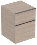 Geberit Seitenschrank iCon 45x60x47,6cm, 2 Laden, Eiche/Gr. la. ma (502315JH1)