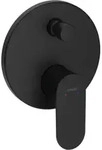 hansgrohe Fertigmontageset Rebris S UP-WA.-EHM, 2 Verb, m i Kom, matt-sw