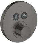 hansgrohe Fertigmontageset ShowerSelect UP-THM, 2 Verbr., rd, brush. bla chrome