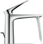 Duravit Waschtisch-Einhebelmischer Tulum M Fresh Ausl. 135mm, m Zugst.Abl.Gar., chrom