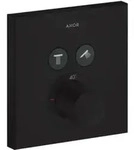 hansgrohe Fertigmontageset ShowerSelect UP-THM, 2 Verbr., eckig, mattschwarz