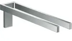 hansgrohe HTH Axor Uni. Rectangular 380mm, zweiarmig, feststehend, chrom