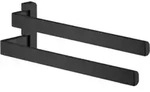 hansgrohe Handtuchhalter Axor universal 409mm, 2-armig, schwenkbar, mattschwarz