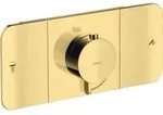 hansgrohe Fertigmontageset Axor One UP-Thermostat., 2 Verbr., pol. gol optic