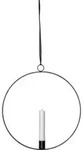 Star LED-Kerze 063-42 mit Ring &Oslash; 28cm schwarz